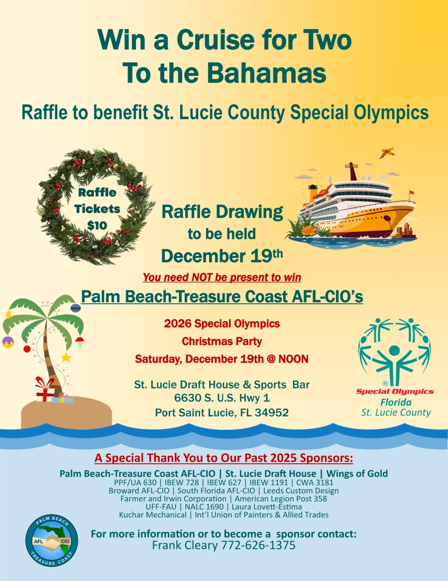 2026 Special Olympics Christmas Party Flyer