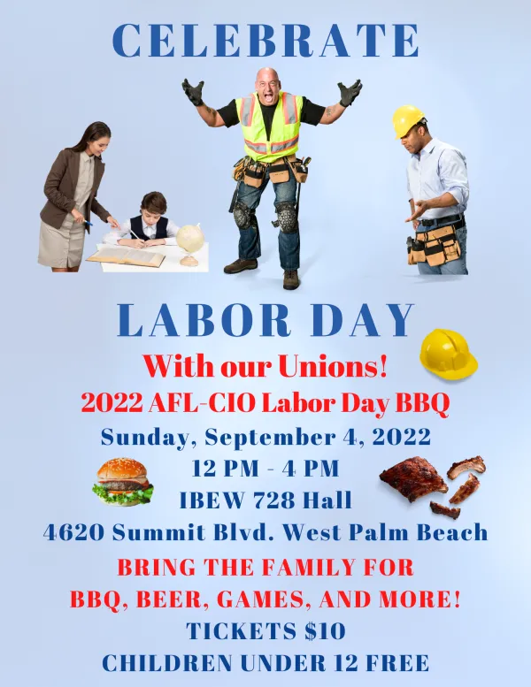 2022 Labor Day BBQ Flyer