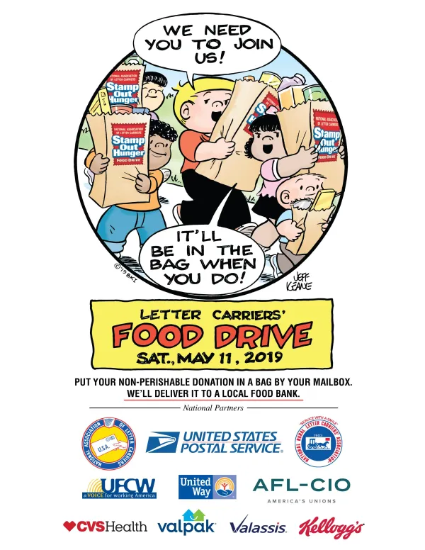 NALC Food Drive Flyer